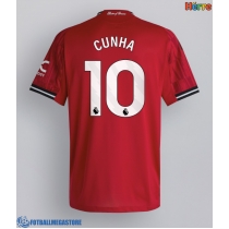 Fotballdrakt Herre Manchester United Matheus Cunha #10 Hjemmedrakt 2025-26 Kortermet